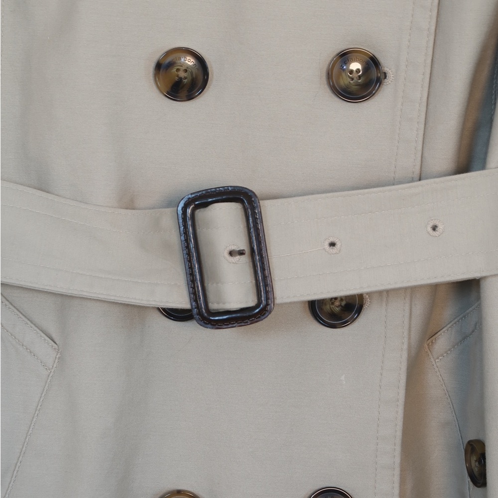 Liz Claiborne Light Tan Trench Coat - Picture 7 of 8
